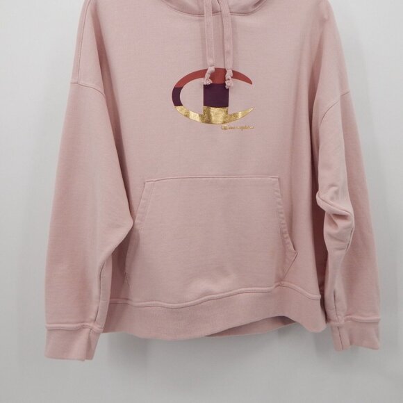 💰Champion Pink Hoodie with Multicolor Logo💰💰 - Picture 3 of 8